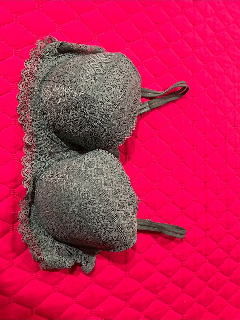 Auden Lace Lightly Padded Bra - Mint Green